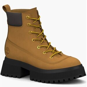 Timberland Tan Lace Up Boots